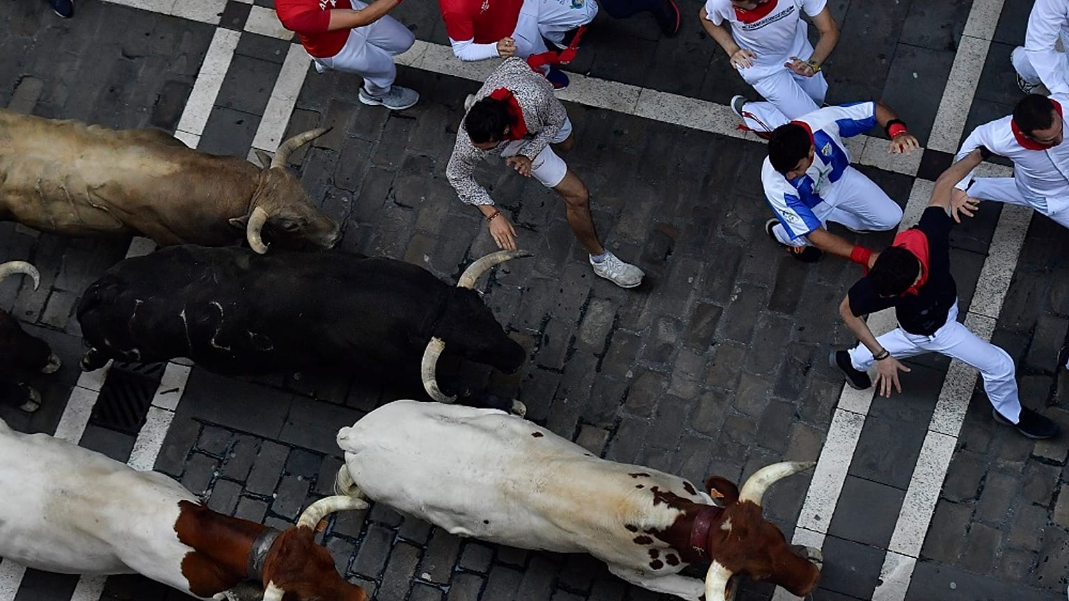 Spain Running of the Bulls