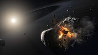 Fomalhaut b'nin nasıl oluşmuş olabileceğine dair illüstrasyon