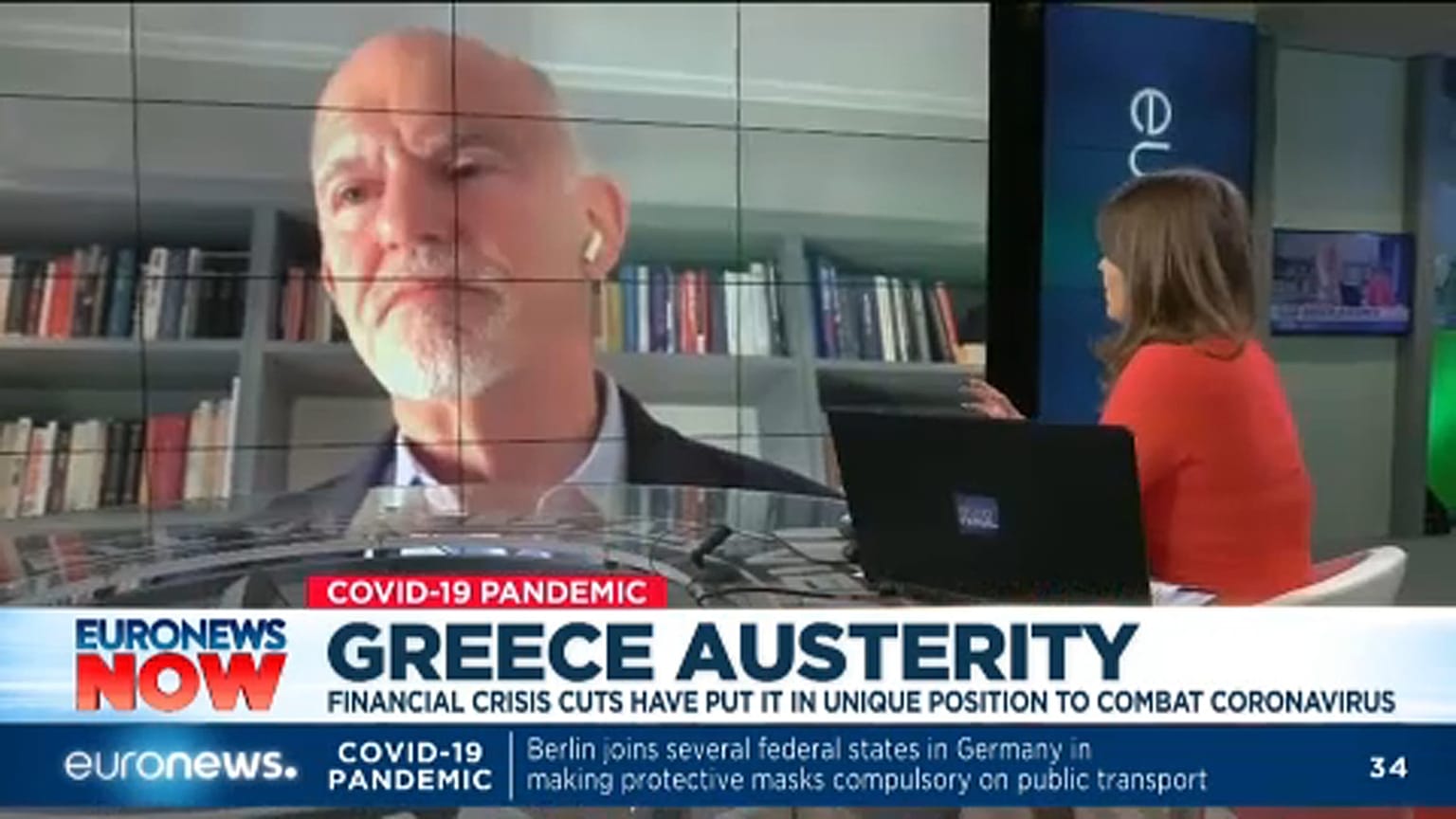 Γιώργος Παπανδρέου στο euronews: Αναγκαία η συλλογική και γρήγορη δράση της Ε.Ε. για τον COVID-19