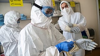Virus Outbreak Russia