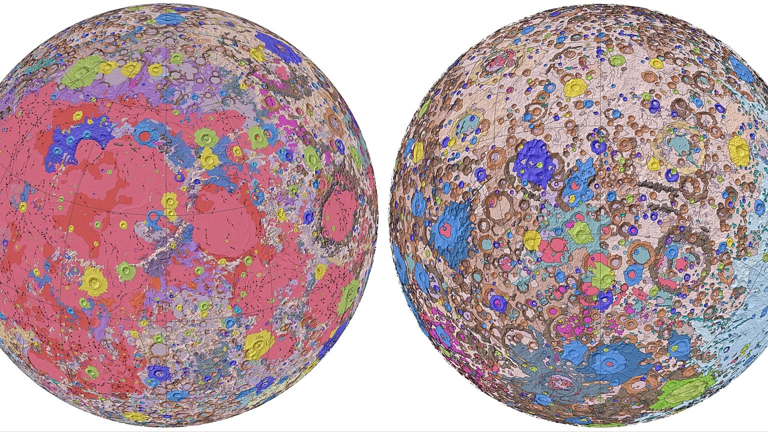 Ay'ın jeolojik haritası