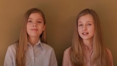 "Todos sois importantes", el mensaje solidario de las hijas del Rey de España por el COVID-19