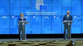 AB Konseyi Başkanı Charles Michel, AB Komisyonu Başkanı Ursula von der Leyen ortak basın toplantısı