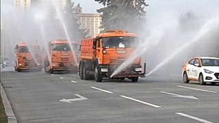 В Москве провели масштабную дезинфекцию