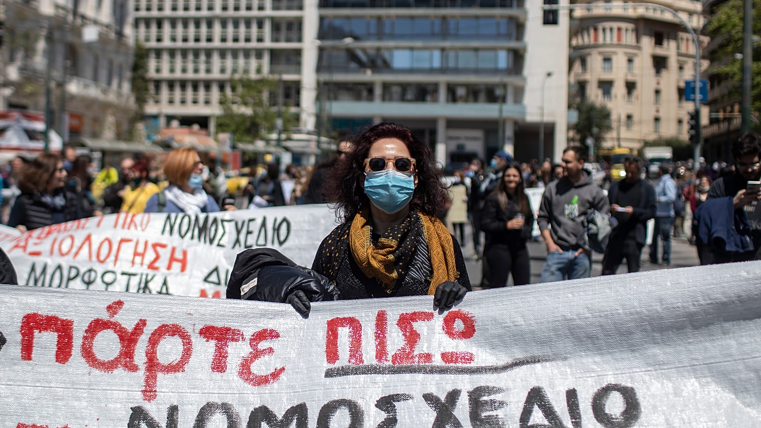 Virus Outbreak Greece