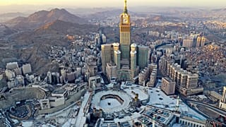 صورة جوية للمسجد الحرام في مكة - أ ف ب