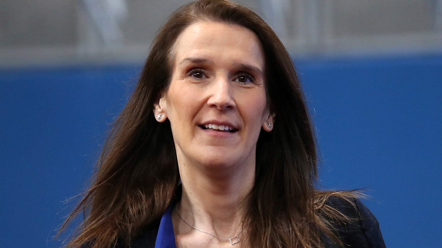 Belgian Prime Minister Sophie Wilmes arrives for an EU summit at the European Council building in Brussels, Friday, Feb. 21, 2020