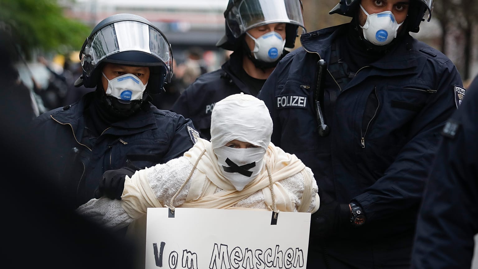 Almanya koronavirüs protestosu / Berlin