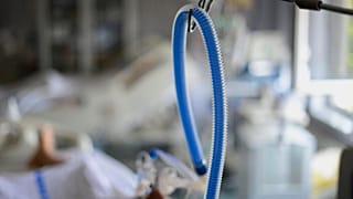  Szent Imre Teaching Hospital of the University of Pecs in Budapest,  April 24, 2020. 