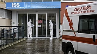 Ein Krankenhaus in San Marino