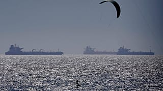 Petroleros anclados en la bahía de San Francisco