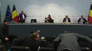 Pressekonferenz der belgischen Regierung zur Coronavirus-Krise