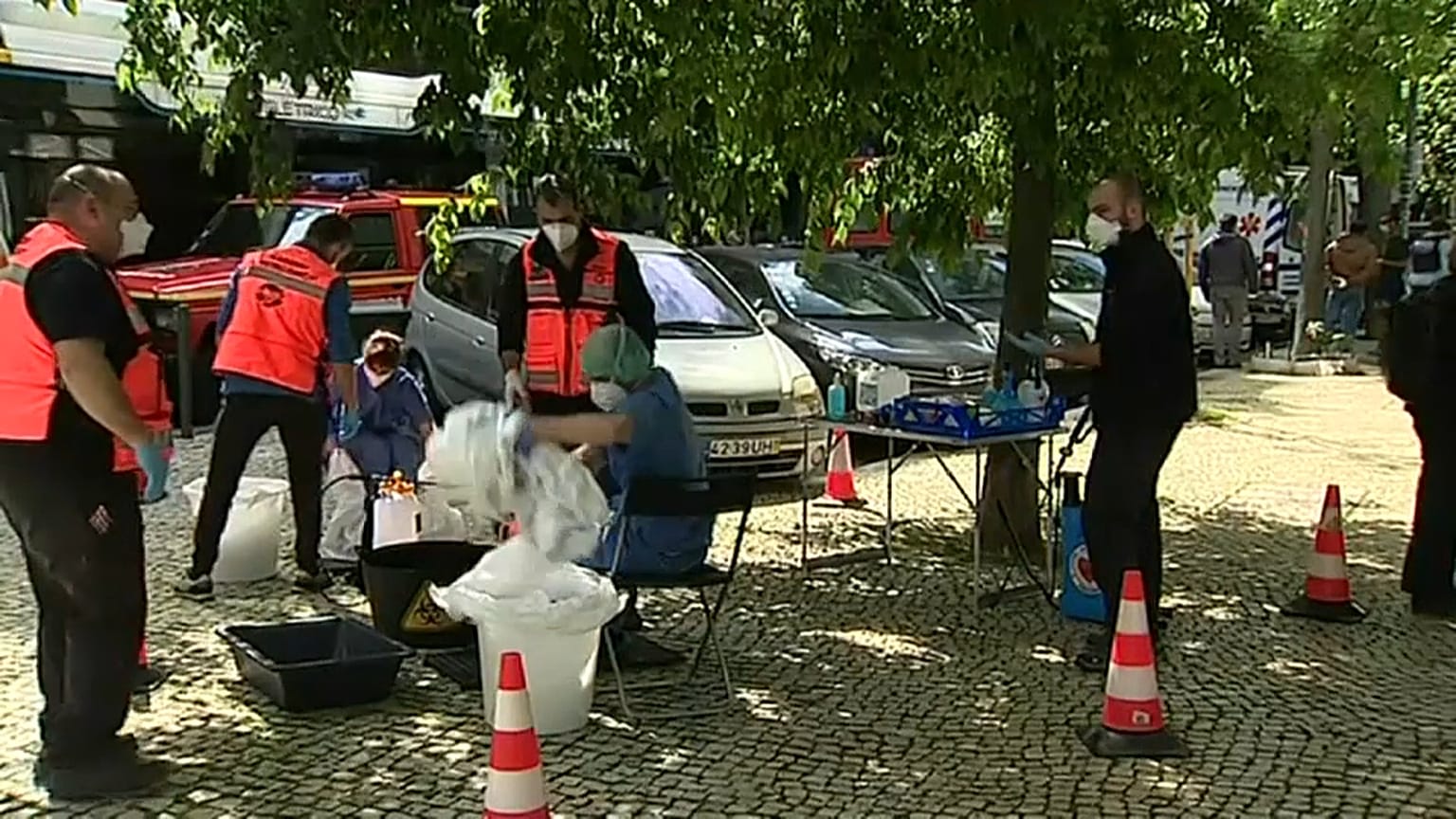 Refugiados e requerentes de asilo fazem teste à Covid-19 em Lisboa