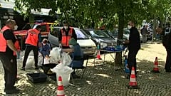 Refugiados e requerentes de asilo fazem teste à Covid-19 em Lisboa