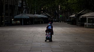 ساحات برشلونة الخالية