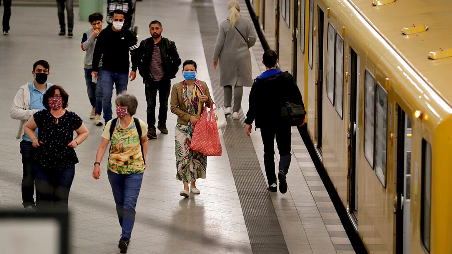 U-Bahn in Berlin, hier gibt es seit Montag Maskenpflicht