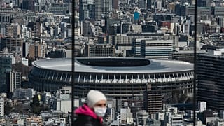 Tokyo'daki Yeni Ulusal Stadyum ertelenen Olimpiyatlar gerçekleştirilirse açılış gösterilerine ev sahipliği yapacak