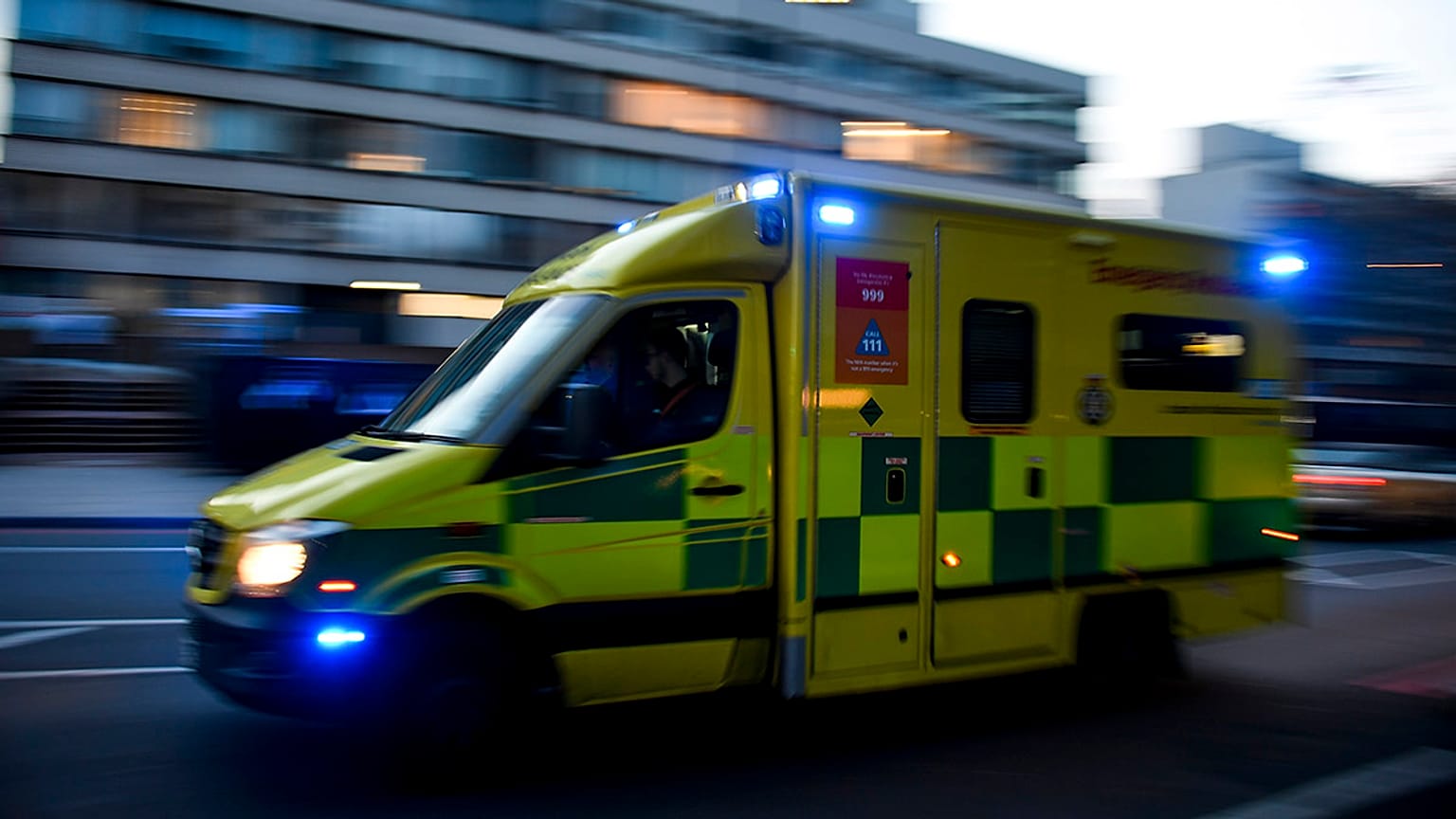 Una ambulancia en el centro de Londres