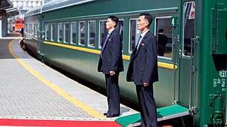 Kim Dzsongun vonata Vlagyivosztokban, Oroszország, 2019