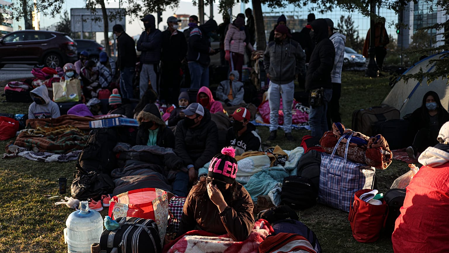 Virus Outbreak Chile