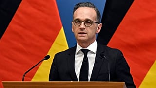 German Foreign Minister Heiko Mass in Budapest, Hungary, Nov. 4, 2019.