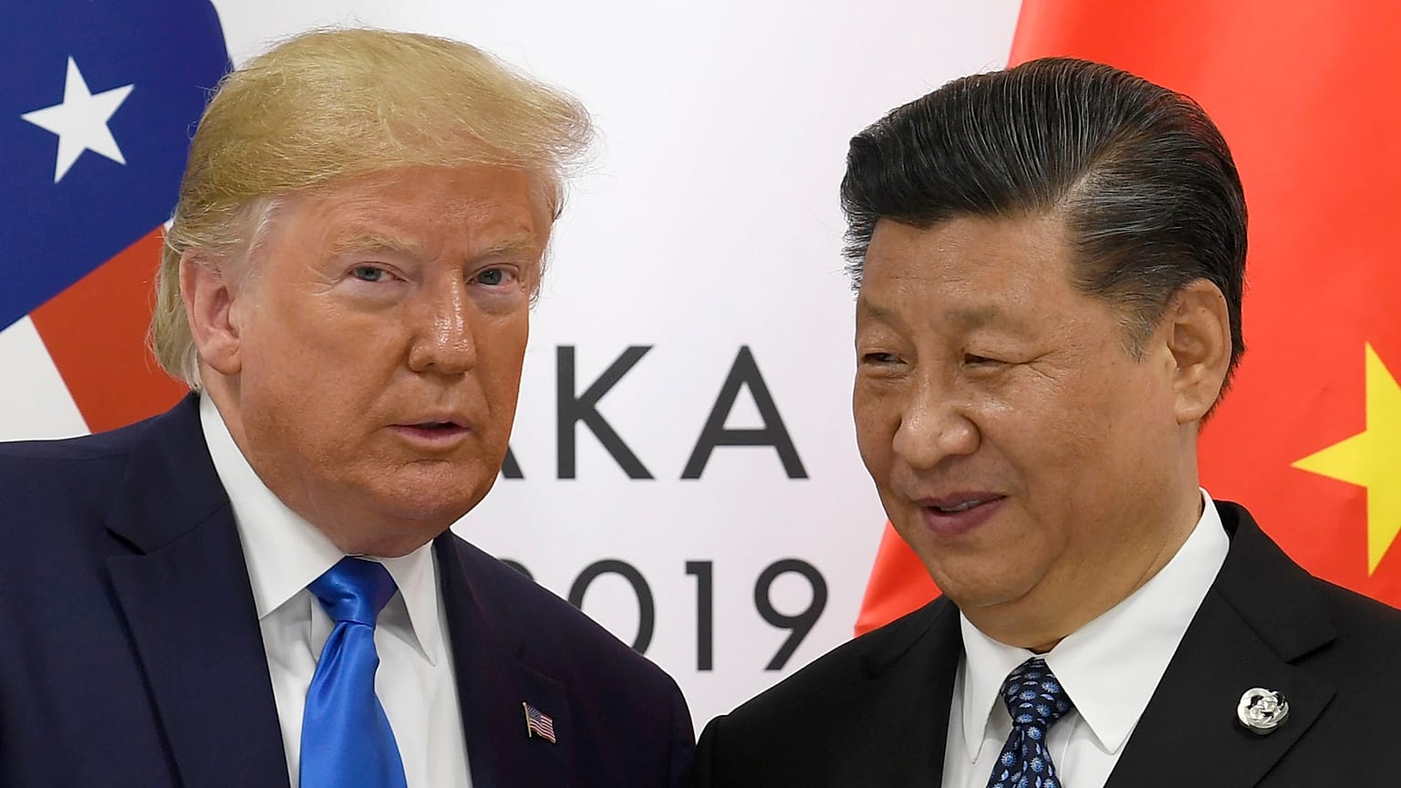 ABD Başkanı Donald Trump ile Çin Devlet Başkanı Şi Cinping