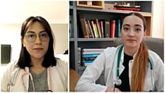 Covid-19 salgınında görev almak isteyen Hande Yıldız ve Fuldan Sualp Tanrıkulu