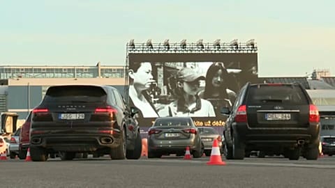Vilnius: Autokino statt Flughafen 