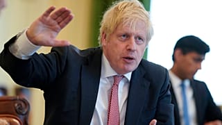 Boris Johnson chairs his first digital Cabinet meeting at 10 Downing Street, London, since he returned to work after contracting coronavirus. April 30, 2020.