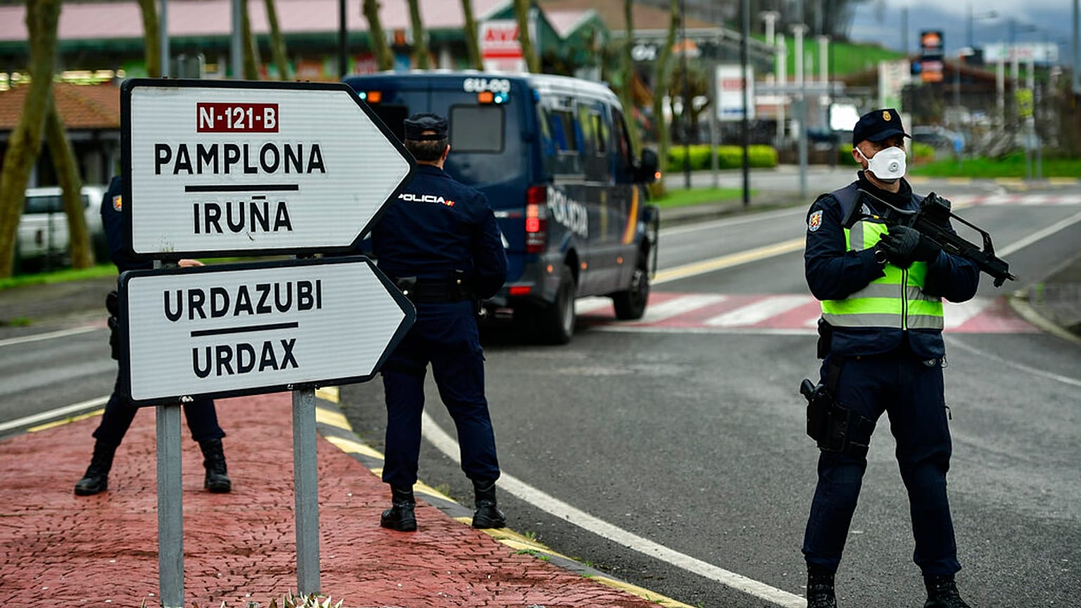 Spain Virus Outbreak