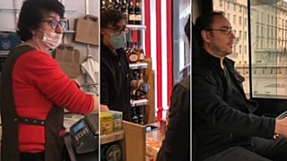 From left to right: Chantal, Baptiste and Sebastien