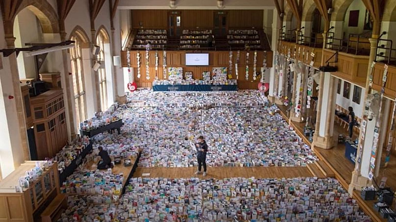 Around 140,000 cards have been sent to Captain Tom for his birthdayAP