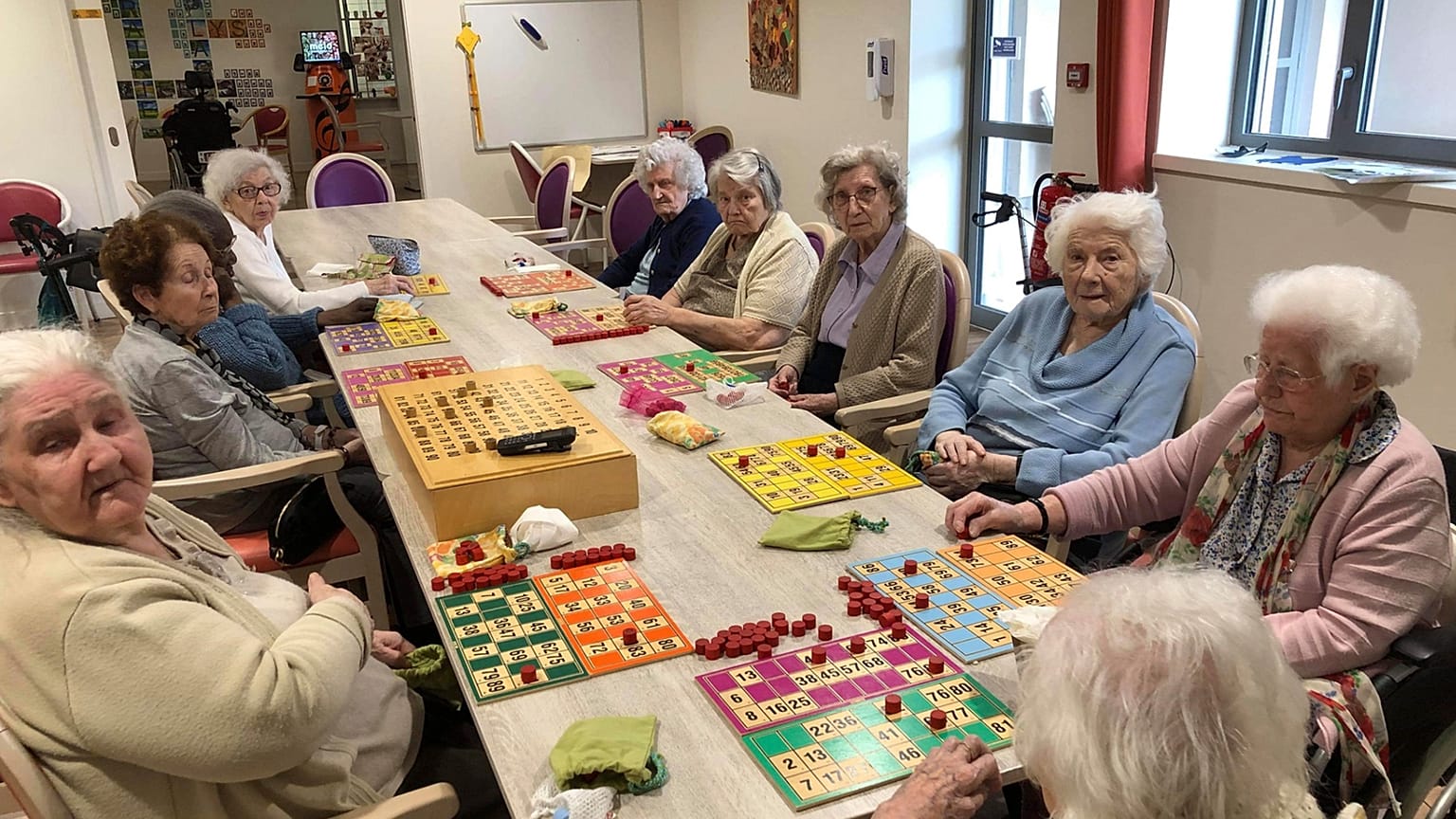 Nursing home locked down together