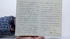 رسالة مؤرخة عام 1900 من قبل محرر قاموس أكسفورد الإنجليزي جيمس موراي