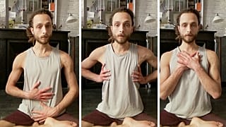 Capture d'écran, exercises de respiration (regarder ci-dessous)