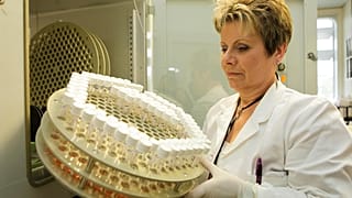 A Robert Koch Intézet laboratóriuma Berlinben