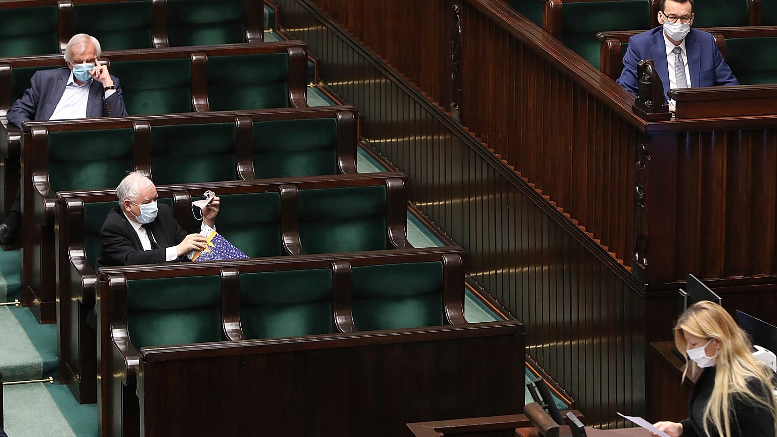 Зал польского парламента