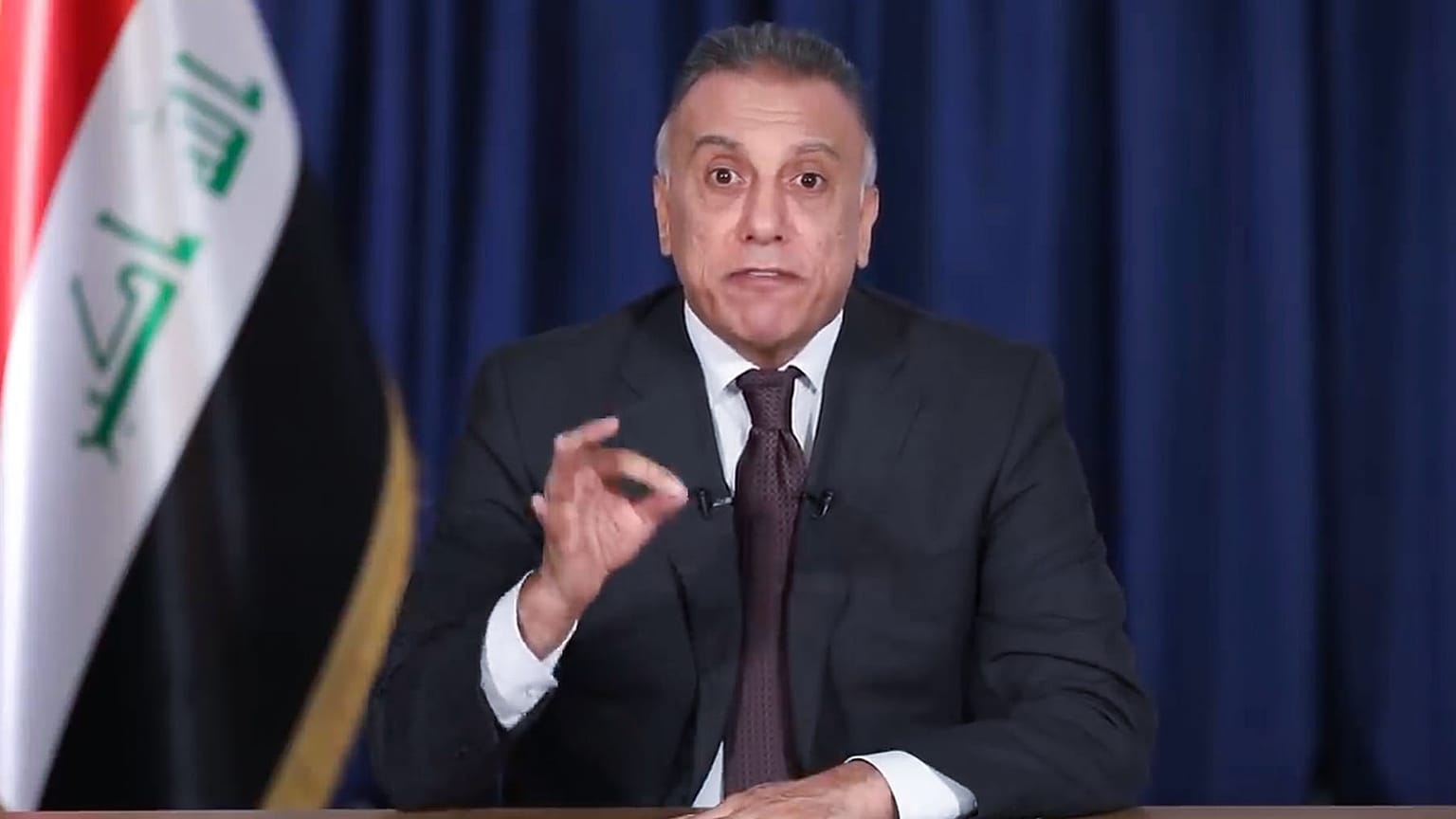  رئيس الوزراء العراقي مصطفى الكاظمي
