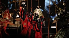 December 9, 2015, US singer Madonna concert at The AccorHotels Arena in Paris. 