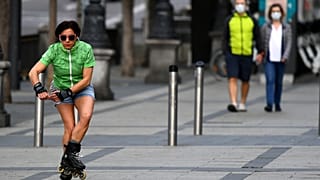 Sokan sportolnak Barcelona közterületein