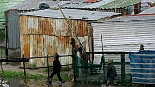 FILE- South Africa floods, July 8, 2008.