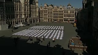 Demo von Hotel- und Restaurantbetreibern in Brüssel