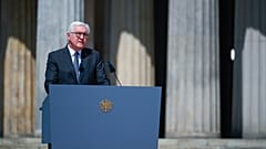 Deutscher Bundespräsident Frank-Walter Steinmeier (Photo by HANNIBAL HANSCHKE / POOL / AFP)