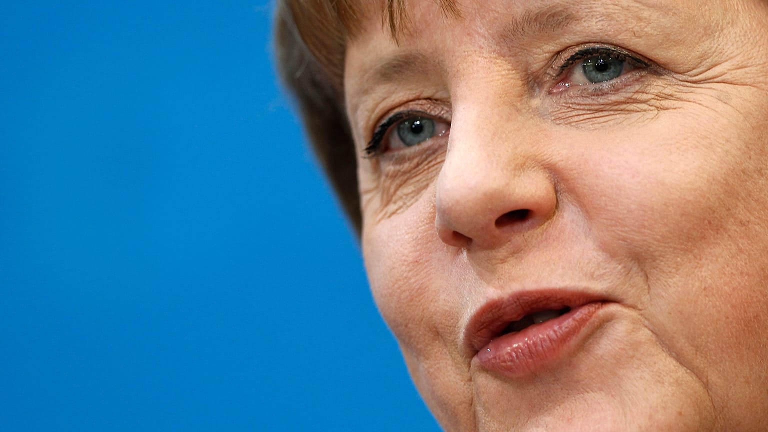 German Chancellor and chairwoman of the German Christian Democrats, CDU, Angela Merkel