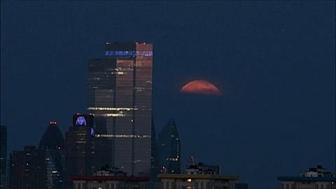 Supermoon in London besonders gut zu sehen