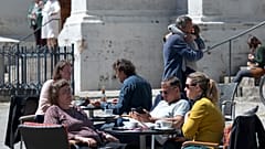 Germany has re-opened beer gardens as it eases lockdowns