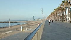Nur Sport: Vorsichtige Rückkehr an den Strand