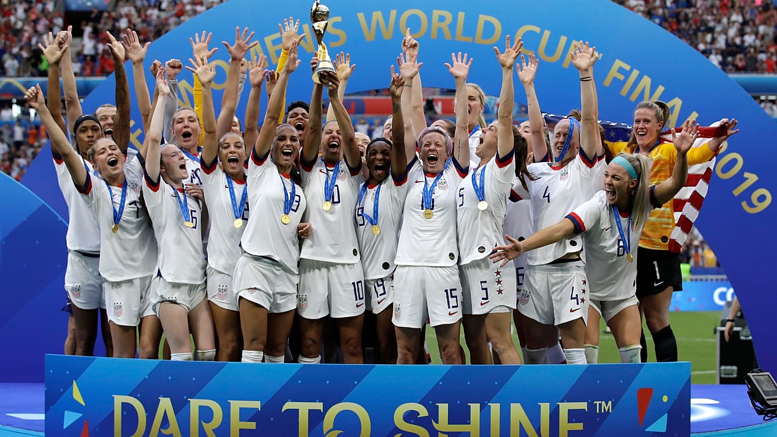 2019'da dünya şampiyonu olan ABD Kadın Milli Futbol takımı