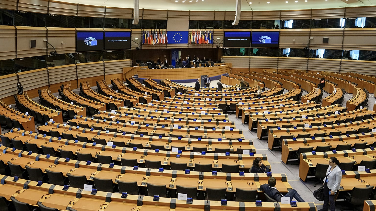 Koronavírus - Európai Parlament, Koronavírus - Európai Parlament, BELGIUM EU PARLIAMENT PANDEMIC CORONAVIRUS COVID19