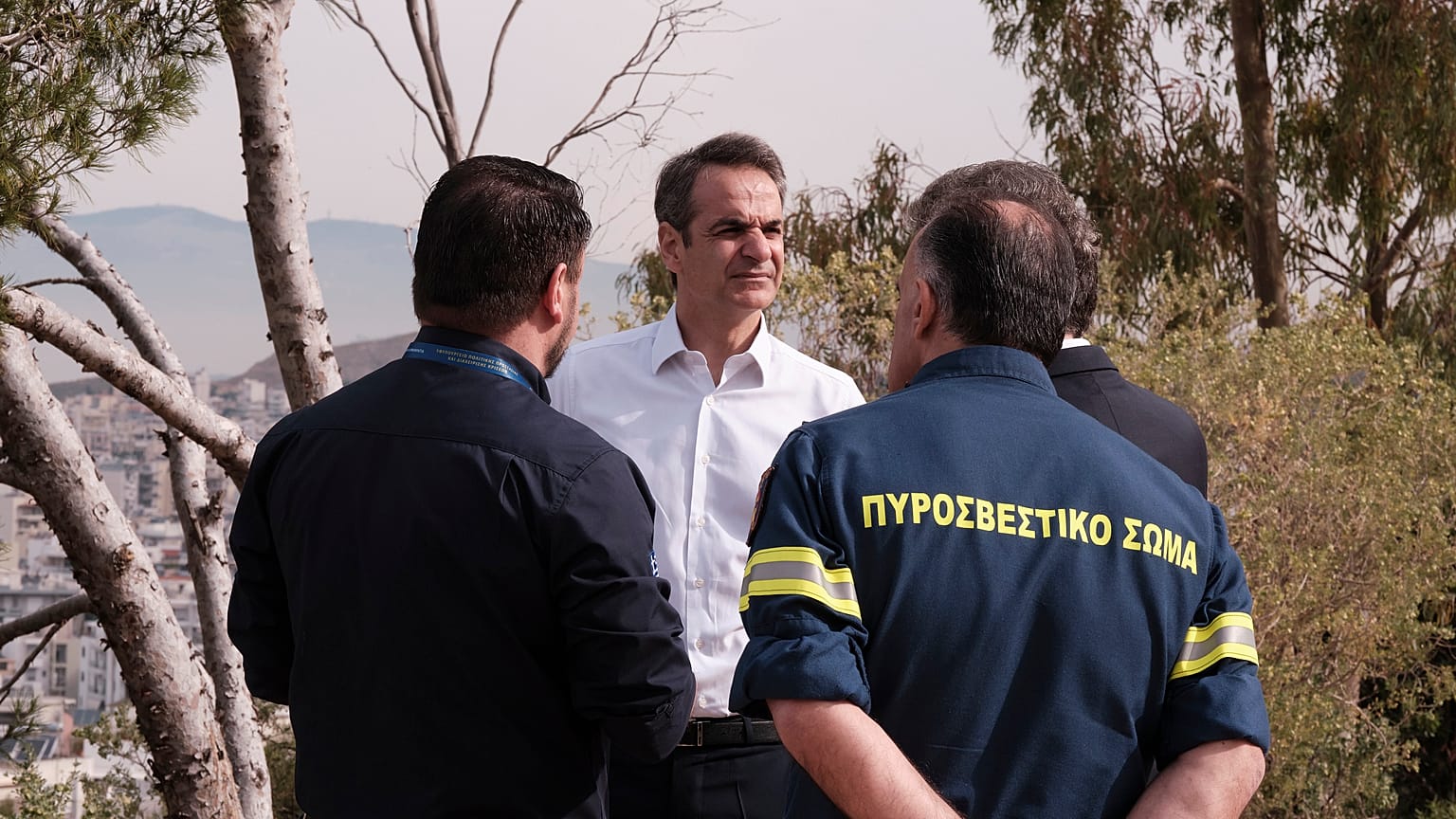 ΜΗΤΣΟΤΑΚΗΣ Κ ΕΠΙΣΚΕΨΗ ΣΤΟΝ ΥΜΗΤΤΟ ΓΙΑ ΤΗΝ ΑΝΤΙΠΥΡΙΚΗ ΠΕΡΙΟΔΟ